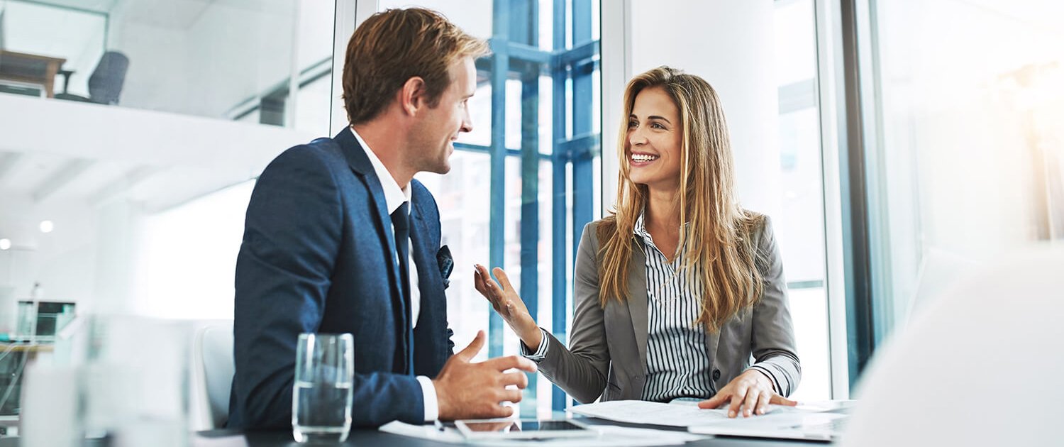 Broker answering client questions